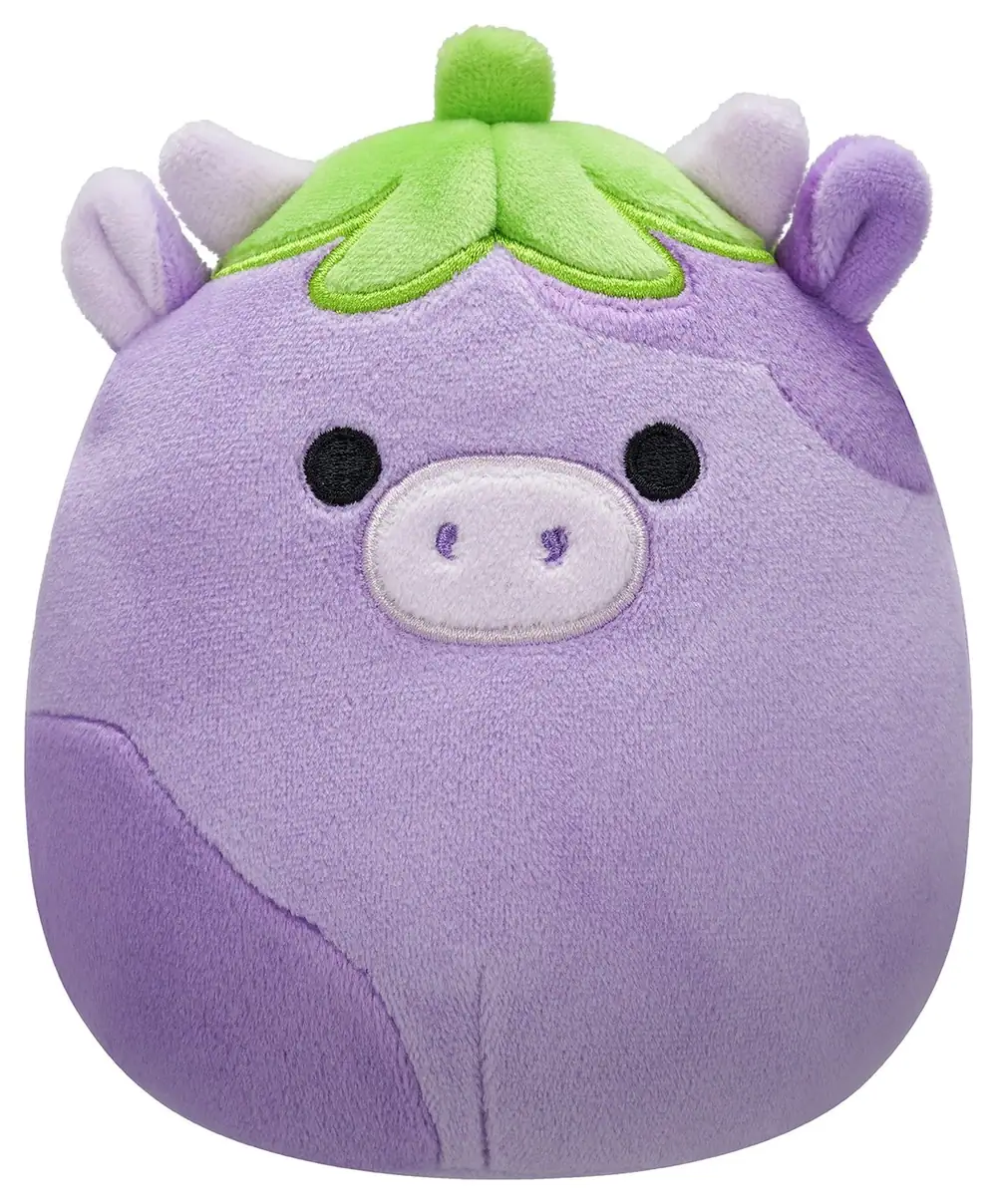 Squishmallows 7.5 inch Frederick The Eggplant Cow Plush