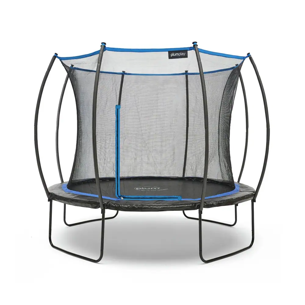 Plum 10ft Deluxe Springsafe Outdoor Trampoline & Enclosure