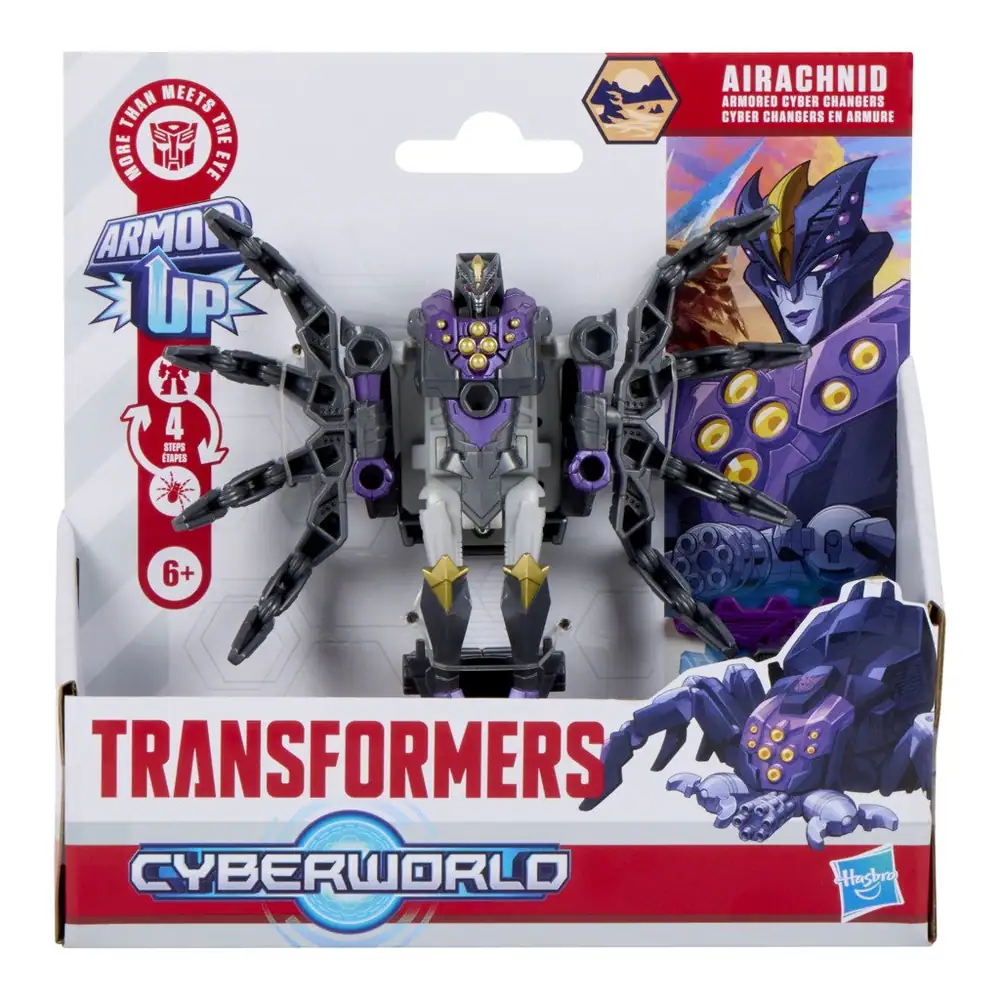 Transformers Airachnid Armored Cyber Changers 4 Inches Figure