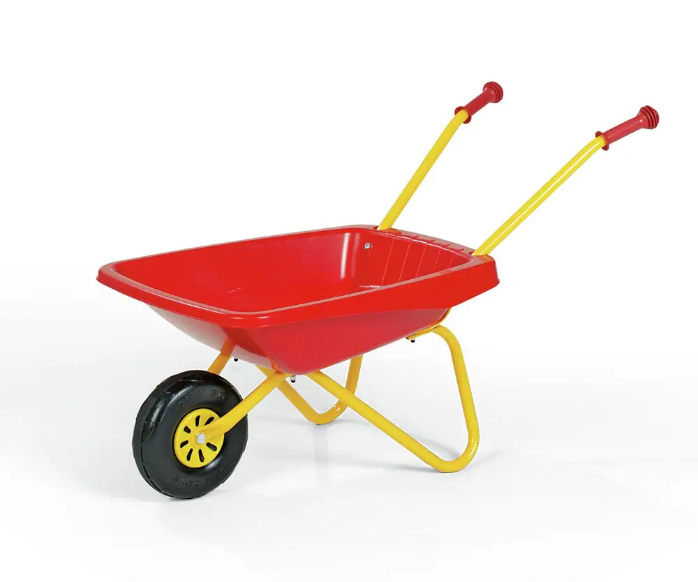 Kids Metal and Plastic Wheelbarrow