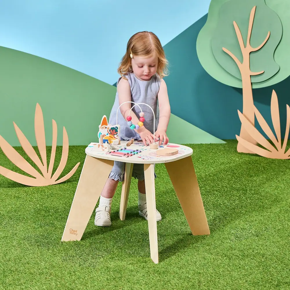 Chad Valley Wooden Fairy Themed Activity Table