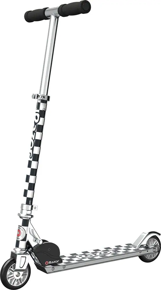 Razor A Special Edition Checked Out Folding Kids Scooter